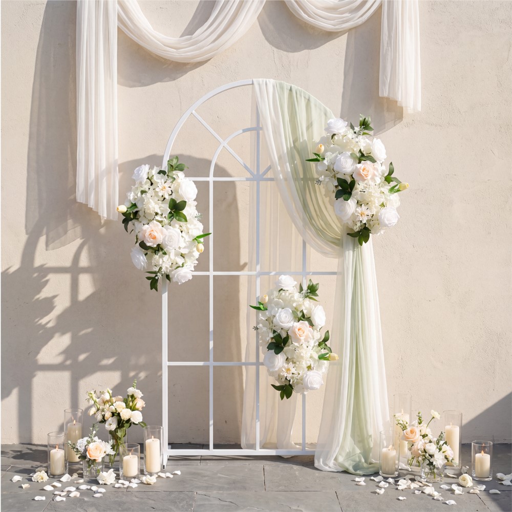 Искусственная цветочная гирлян – обзор и цена Flower Wall Panel